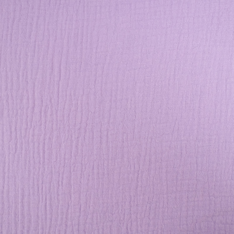 Double Gaze Unie Lilas - Maison Klem